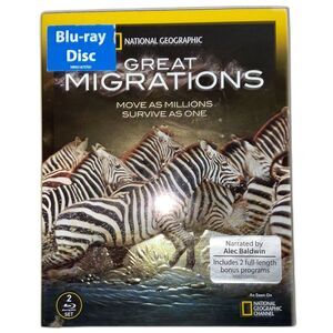 NATIONAL GEOGRAPHIC - Great Migrations BLU-RAY NEW/SEALED w/slipcover!
